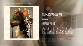 等你的季节 刘诗诗 吉他谱G调简单版