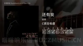 还有我 梁雨 吉他谱C调简单版