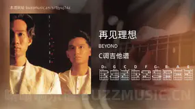 再见理想 BEYOND 吉他谱C调简单版
