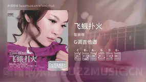 飞蛾扑火 彭丽丽 吉他谱G调简单版