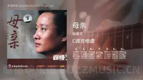 母亲 阎维文 吉他谱C调简单版