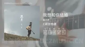 我想和你结婚 夏小虎 吉他谱C调简单版