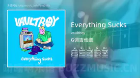 Everything Sucks vaultboy 吉他谱G调简单版