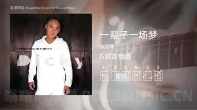 一辈子一场梦 张卫健 吉他谱G调简单版