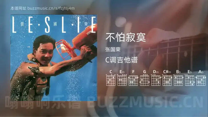 不怕寂寞吉他谱C调 张国荣 简单版
