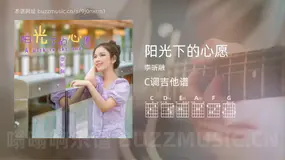 阳光下的心愿 李昕融 吉他谱C调简单版