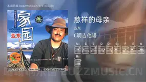 慈祥的母亲 亚东 吉他谱C调简单版