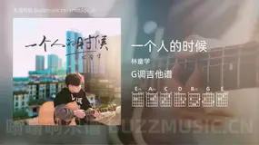 一个人的时候 林童学 吉他谱G调简单版
