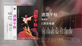 遗罪千秋 翟惠民 吉他谱C调简单版