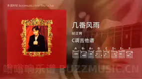 几番风雨吉他谱C调 邰正宵 简单版