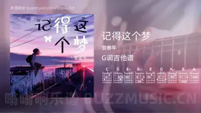 记得这个梦 曾春年 吉他谱G调简单版