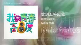 数到五答应我 CORSAK胡梦周 吉他谱G调简单版