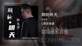 期盼明天吉他谱C调 杜天宇 简单版