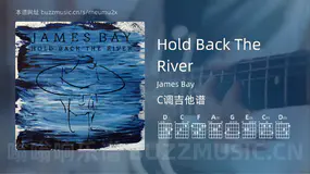 Hold Back The River吉他谱C调 James Bay 简单版