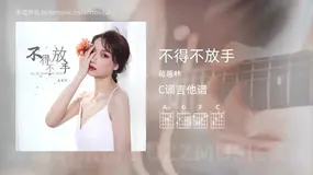不得不放手 蒋蕙林 吉他谱C调简单版