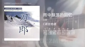 雨中飘荡的回忆 刀郎 吉他谱C调简单版