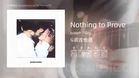 Nothing to Prove Joseph Tilley 吉他谱G调简单版