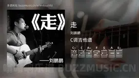 走 刘鹏鹏 吉他谱C调简单版