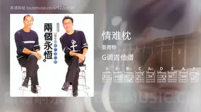 情难枕 姜育恒 吉他谱G调简单版