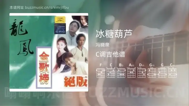 冰糖葫芦 冯晓泉 吉他谱C调简单版