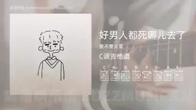 好男人都死哪儿去了 要不要买菜 吉他谱C调简单版