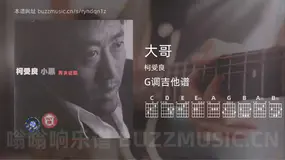 大哥 柯受良 吉他谱G调简单版