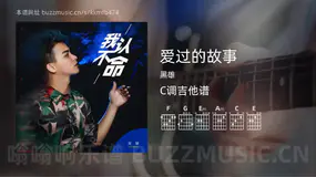 爱过的故事吉他谱C调 黑雄 简单版