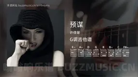 预谋 许佳慧 吉他谱G调简单版