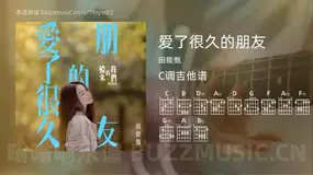 爱了很久的朋友 田馥甄 吉他谱C调简单版