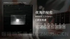 夜海的秘密吉他谱C调 昨夜派对（L.N Party） 简单版