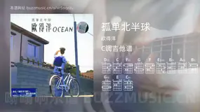 孤单北半球 欧得洋 吉他谱C调简单版