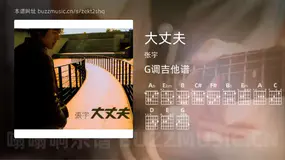 大丈夫吉他谱G调 张宇 简单版