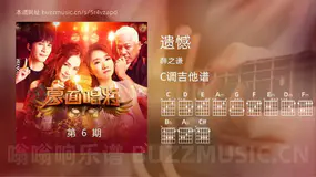 遗憾吉他谱C调 薛之谦 简单版