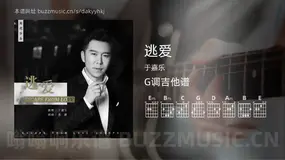 逃爱 于嘉乐 吉他谱G调简单版