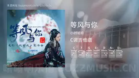 等风与你 小时姑娘 吉他谱C调简单版