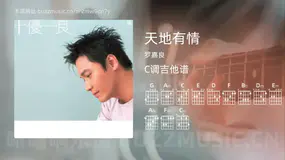 天地有情 罗嘉良 吉他谱C调简单版