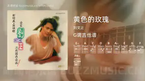 黄色的玫瑰 刘文正 吉他谱G调简单版