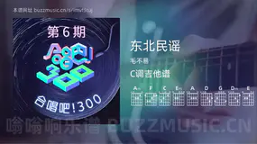 东北民谣吉他谱C调 毛不易 简单版
