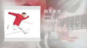 情系半生 张学友 吉他谱G调简单版