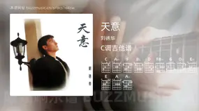 天意 刘德华 吉他谱C调简单版