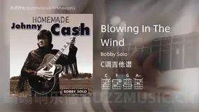 Blowing In The Wind Bobby Solo 吉他谱C调简单版
