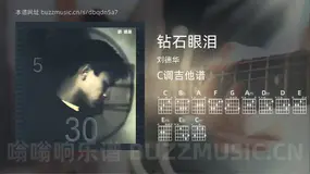 钻石眼泪 刘德华 吉他谱C调简单版