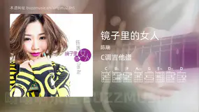 镜子里的女人 陈瑞 吉他谱C调简单版