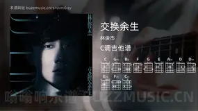 交换余生 林俊杰 吉他谱C调简单版
