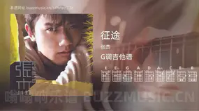 征途吉他谱G调 张杰 简单版