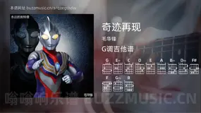 奇迹再现吉他谱G调 毛华锋 简单版