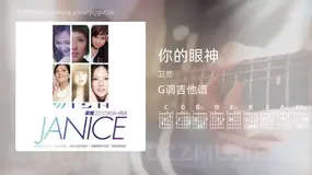 你的眼神 卫兰 吉他谱G调简单版