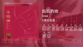 妈妈的吻 朱晓琳 吉他谱C调简单版