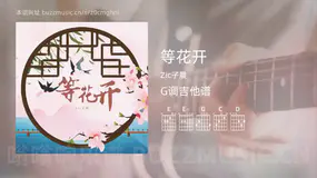 等花开 Zic子晨 吉他谱G调简单版