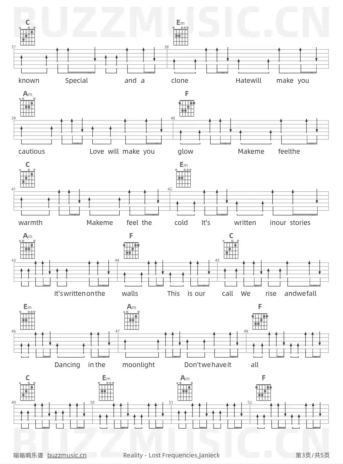 吉他谱第3页